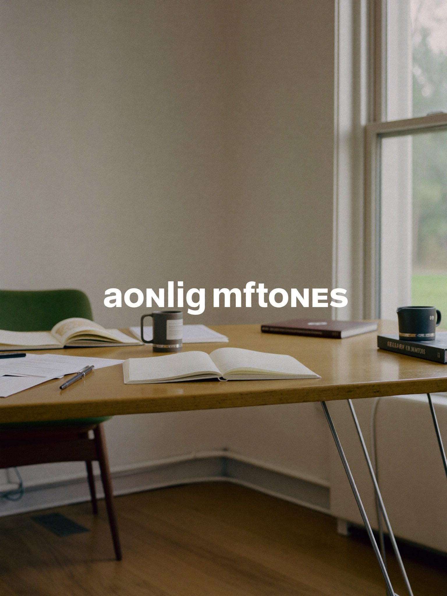 Financial advisor's workspace at the Arvellos office